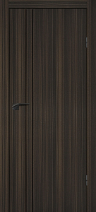 Товар Межкомнатная дверь P-20 AL черный молдинг Эвкалипт африканский